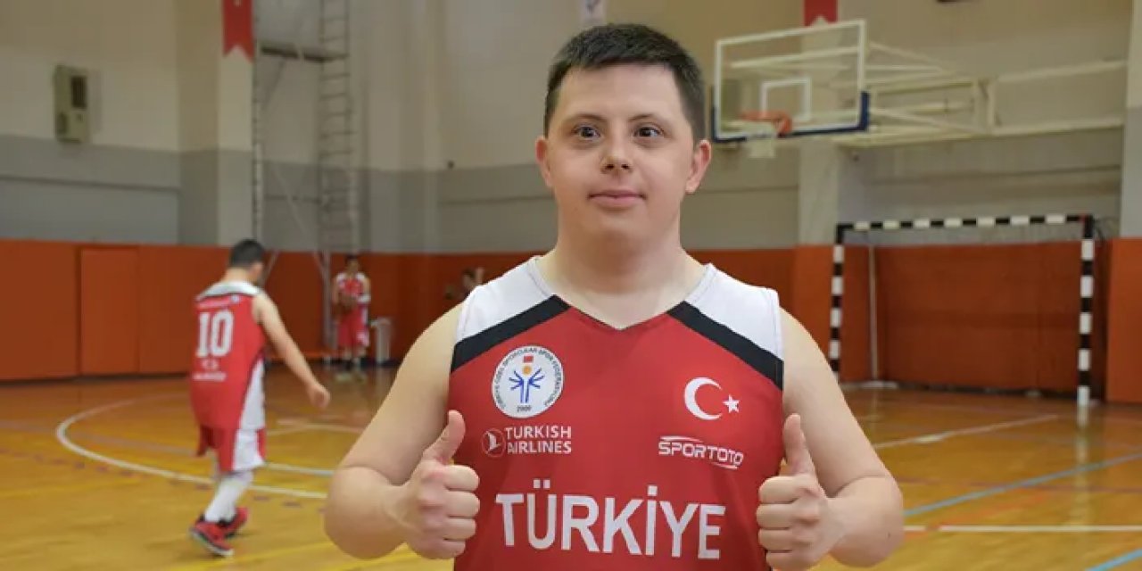 Trabzon'daki kampa katıldı:  Down sendromlu milli basketbolcunun hayali antrenörü ile aynı takımda görev almak