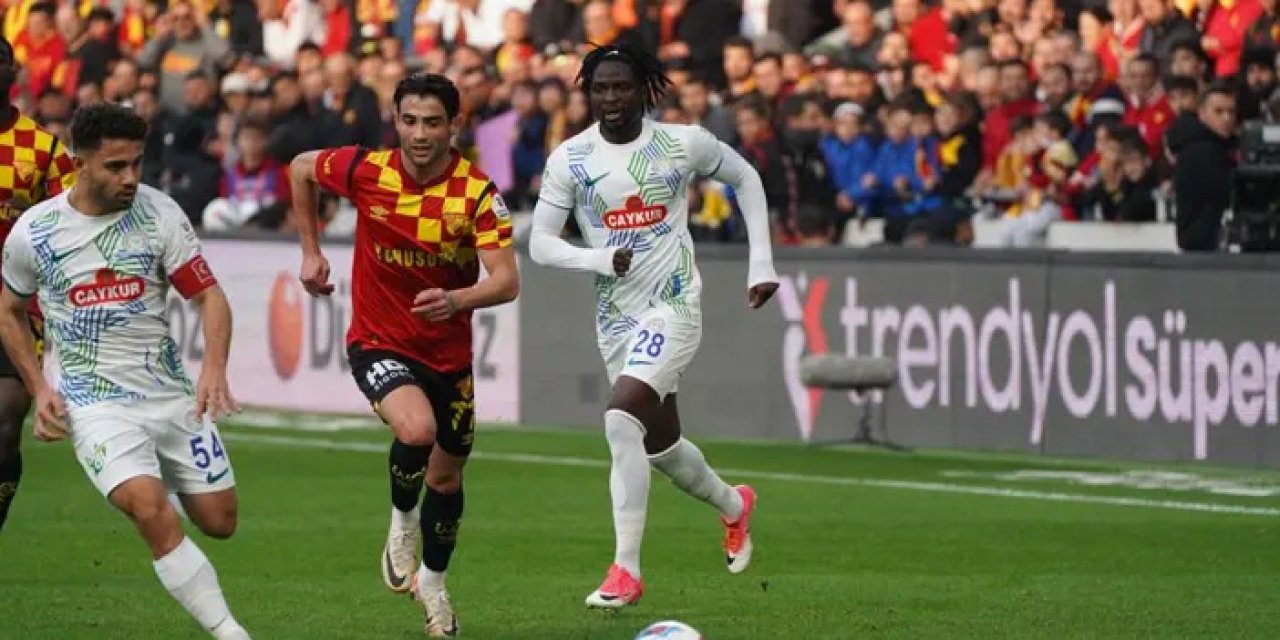Rize’de Çaykur Rizespor ile Göztepe karşı karşıya gelecek!