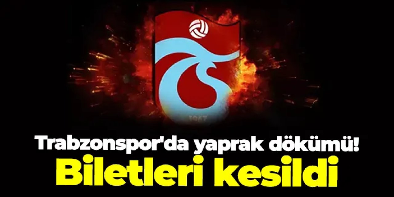 Trabzonspor’da büyük değişim: Tekke 6 transfer istedi, ayrılıklar netleşiyor