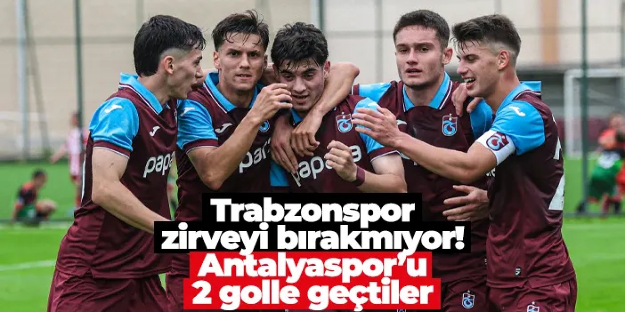 Trabzonspor'dan şampiyonluğa bir adım daha!