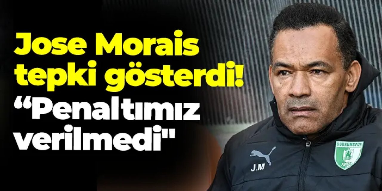 Bodrum FK teknik direktörü Jose Morais açıkladı! "Penaltımız verilmedi"