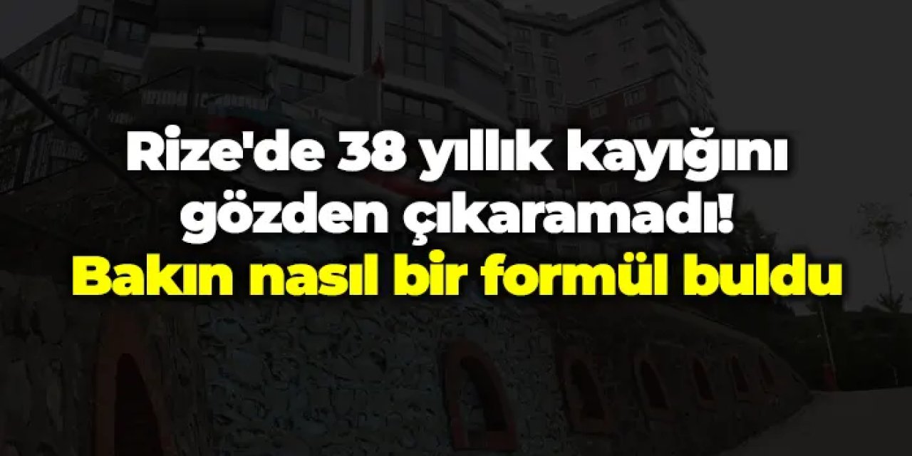 Rize'de 38 yıllık kayığını gözden çıkaramadı! Bakın nasıl bir formül buldu