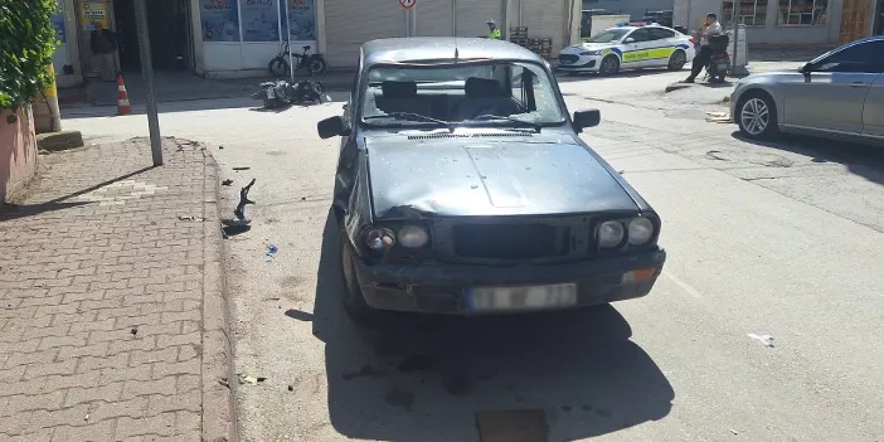 Samsun’da otomobil ile motosiklet çarpıştı: Kazada 1 kişi yaralandı