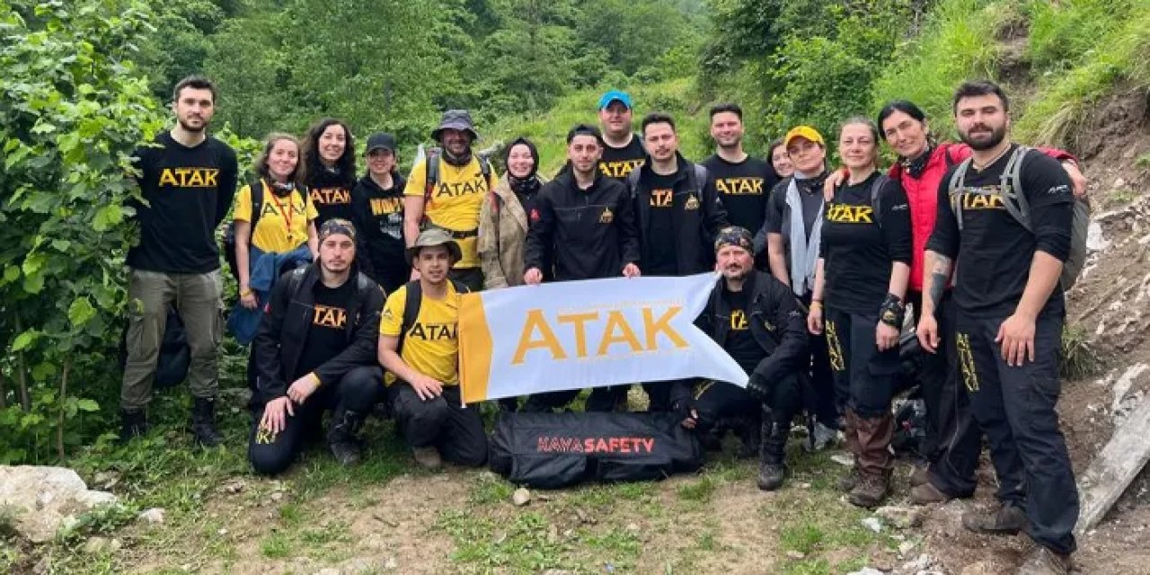 Giresun’da ATAK’tan doğada arama kurtarma eğitimi!