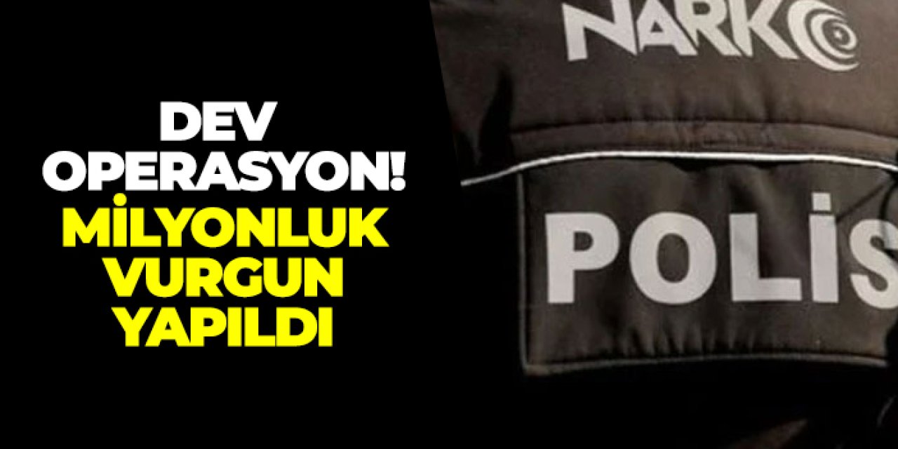 Diyarbakır'da dev operasyon! Milyonluk vurgun yapıldı
