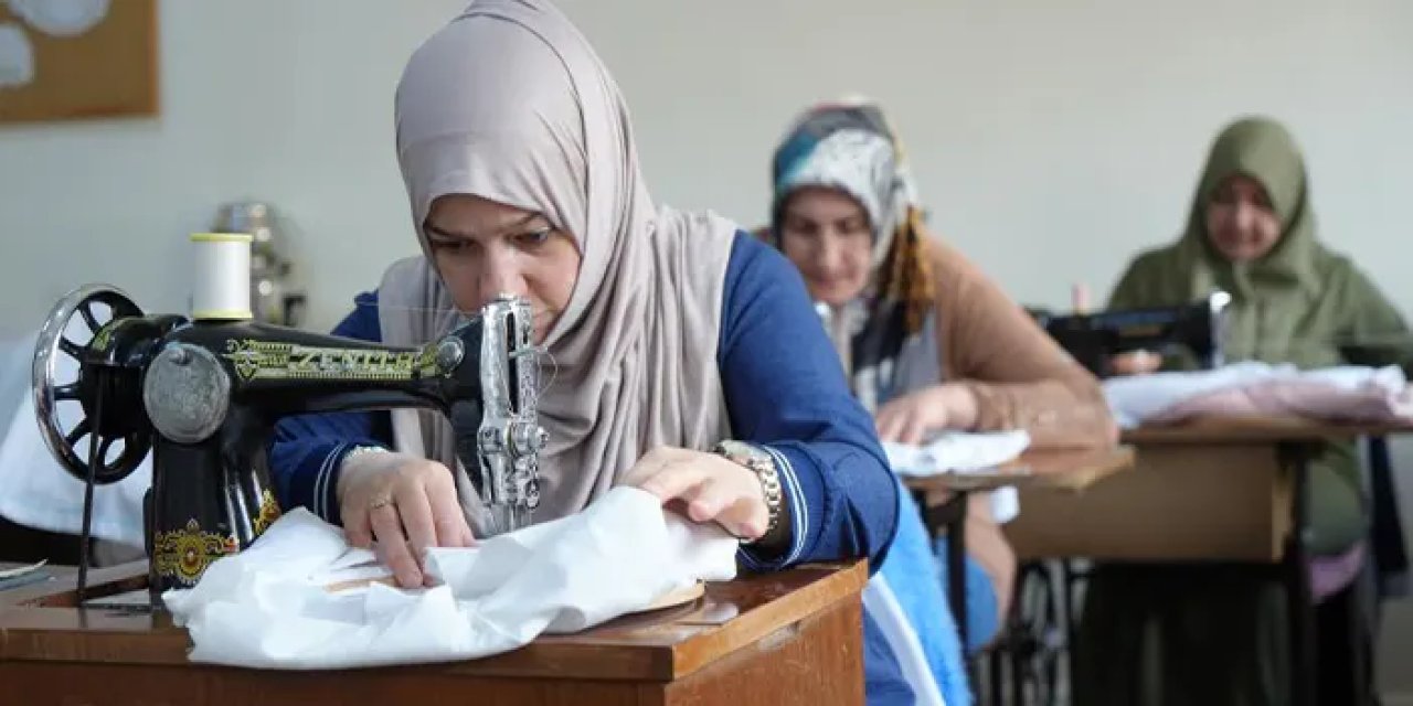 Bayburt'ta kadınlar beyaz iş nakışlarla hem kazanıyorlar hem şifa buluyorlar!