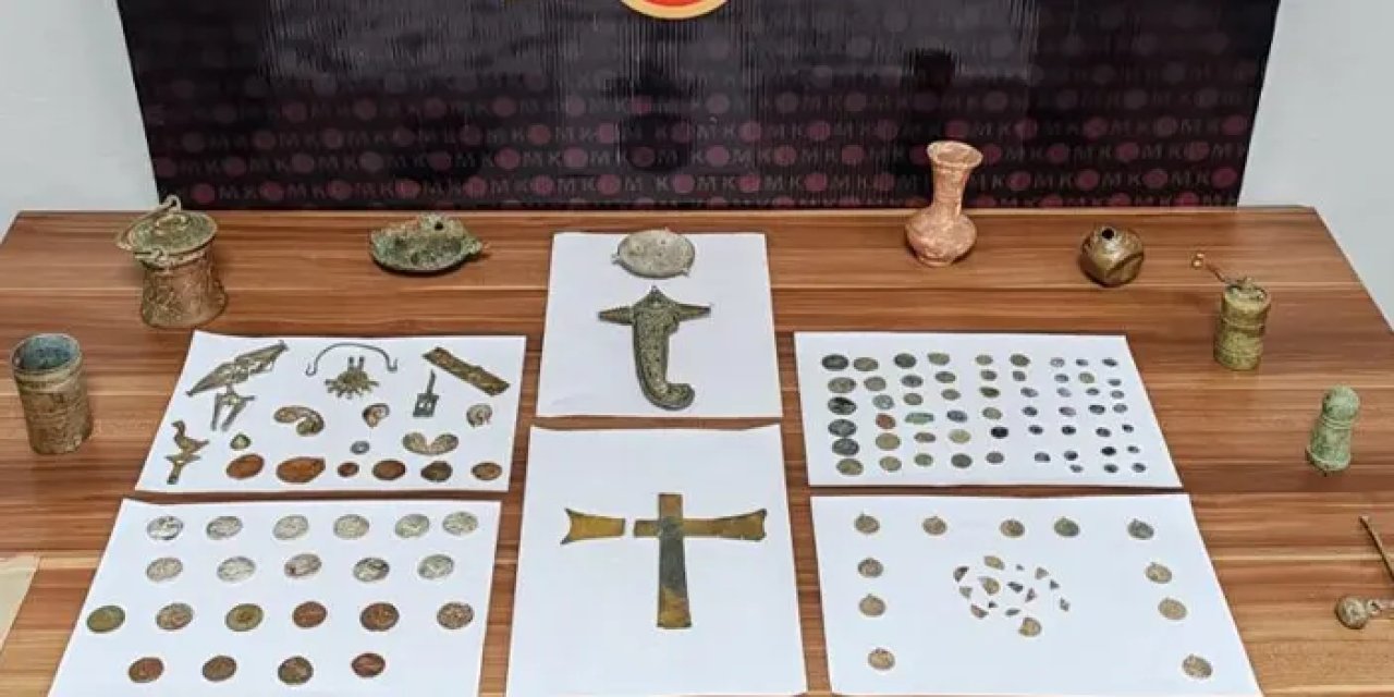 Ordu’da 133 adet tarihi obje ele geçirildi!