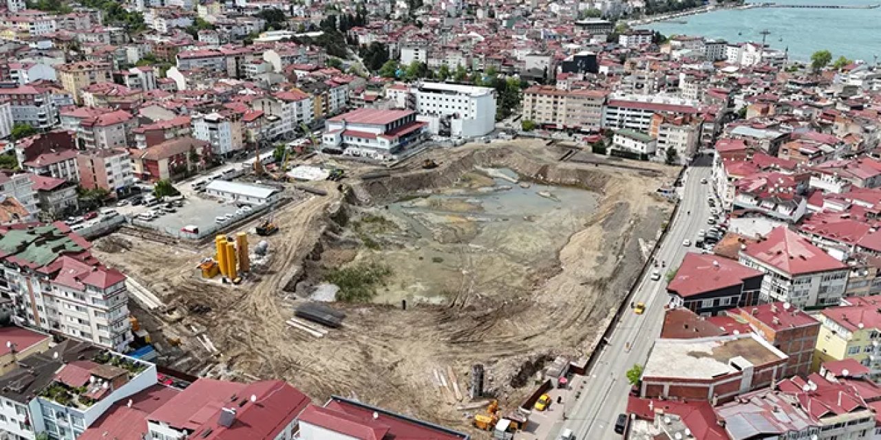 Ordu'nun kalbine 2 bin araçlık dev otopark!