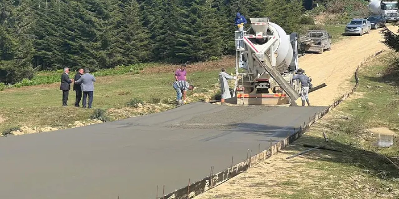 Giresun Piraziz yayla yolunda dönüşüm başladı! Doğayla uyumlu mesire alanı yolda