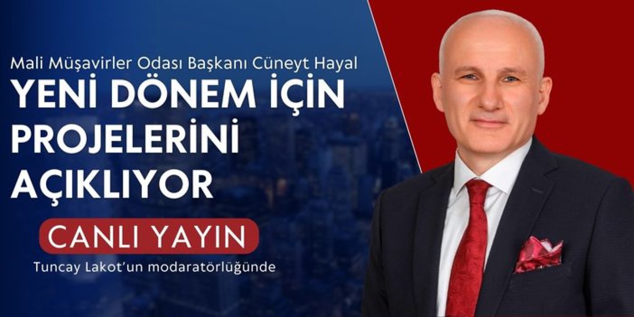Trabzon SMMM Odası Başkanı Cüneyt Hayal yeni dönem için projelerini açıklıyor - CANLI YAYIN