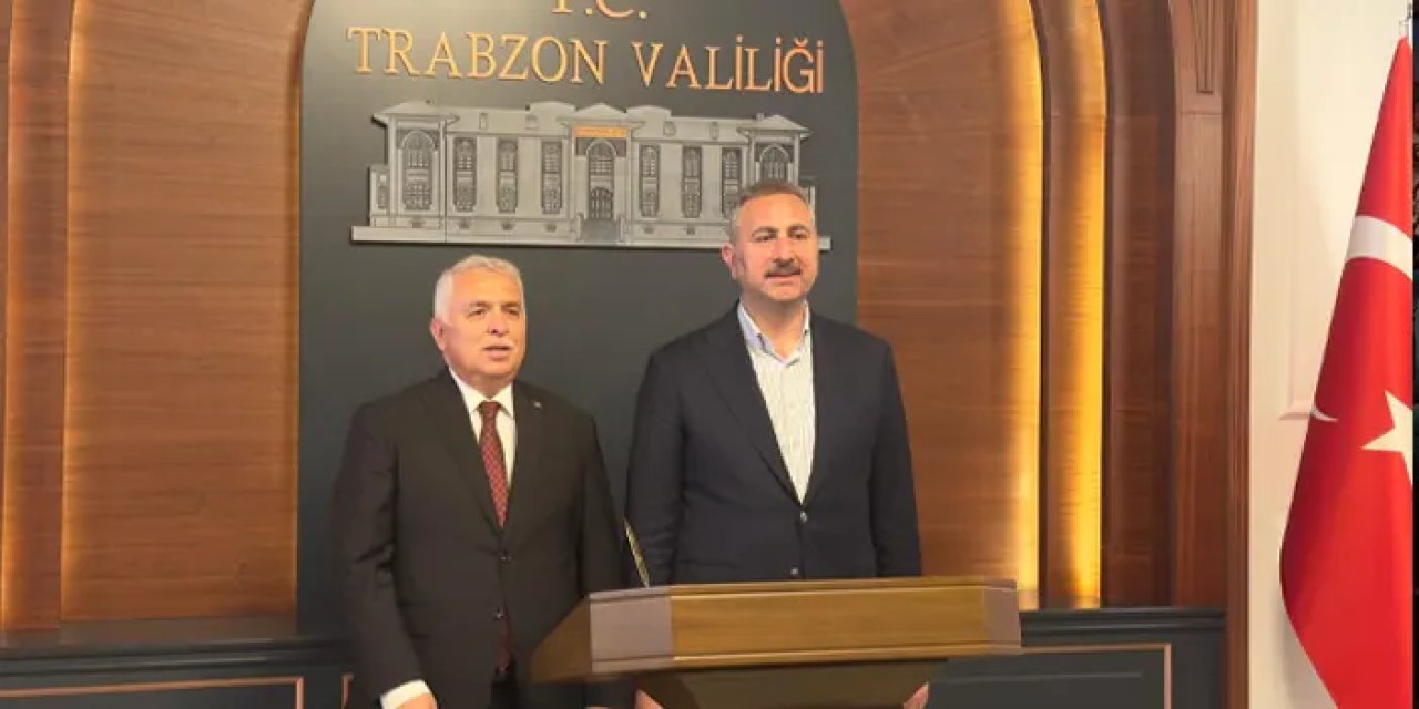 Eski Adalet Bakanı Abdulhamit Gül'den Trabzon Valisi Yıldırım'a ziyaret