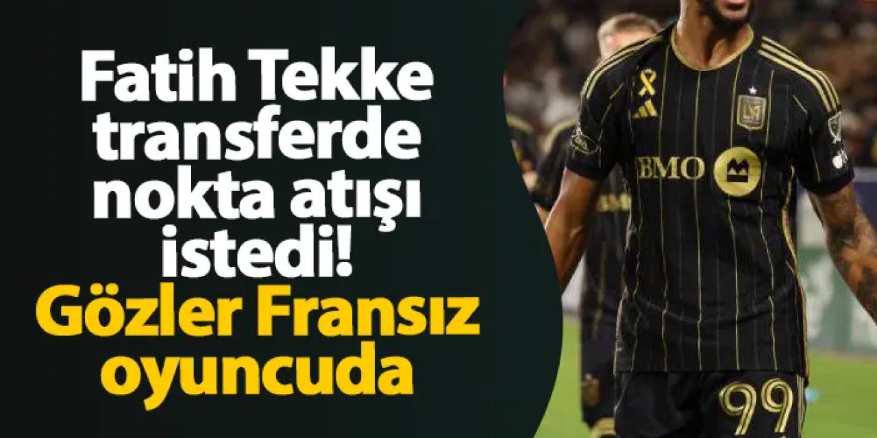 Fatih Tekke transferde nokta atışı istedi! Gözler Fransız oyuncu Bouanga'da