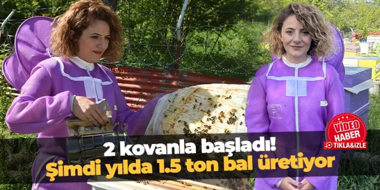 Artvin'de 2 kovanla başladı: Kadın arıcı şimdi yılda 1.5 ton bal üretiyor