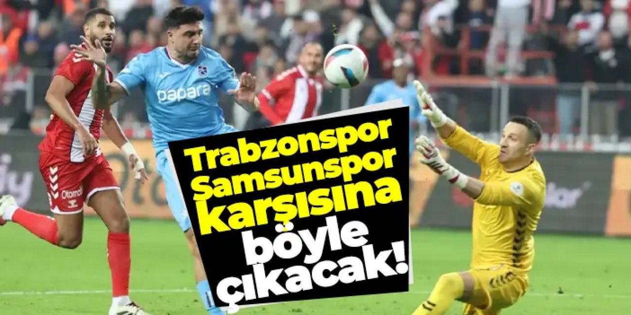 Trabzonspor, Samsunspor Maçına Çubuklu Forma ile Çıkacak