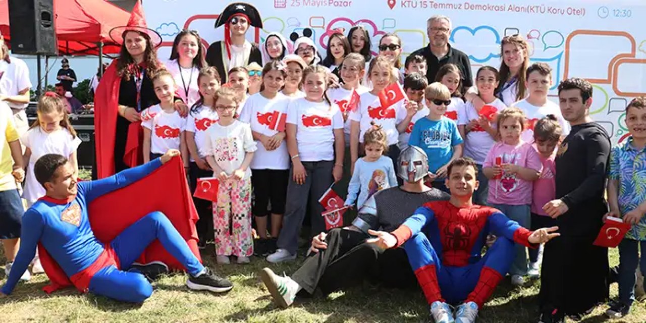 Trabzon'da çocuk oyun şenliği düzenlendi