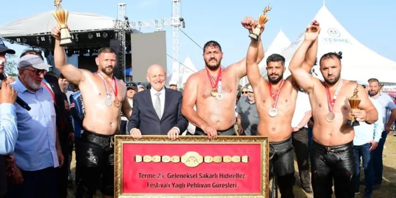 Samsun’da 25. Sakarlı Hıdırellez Festivali'nde başpehlivan belli oldu!