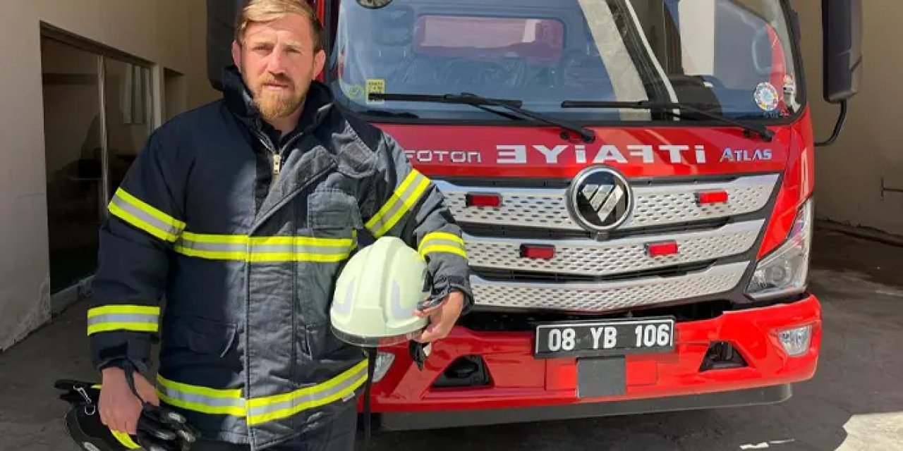 Dünya Şampiyonu itfaiyeci Tokyo’ya hazırlanıyor!