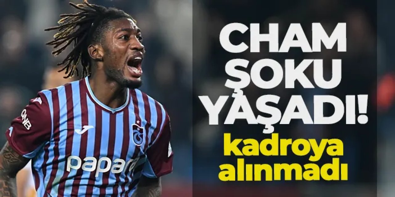 Trabzonsporlu Cham’a milli şok! Rangnick kadroya almadı