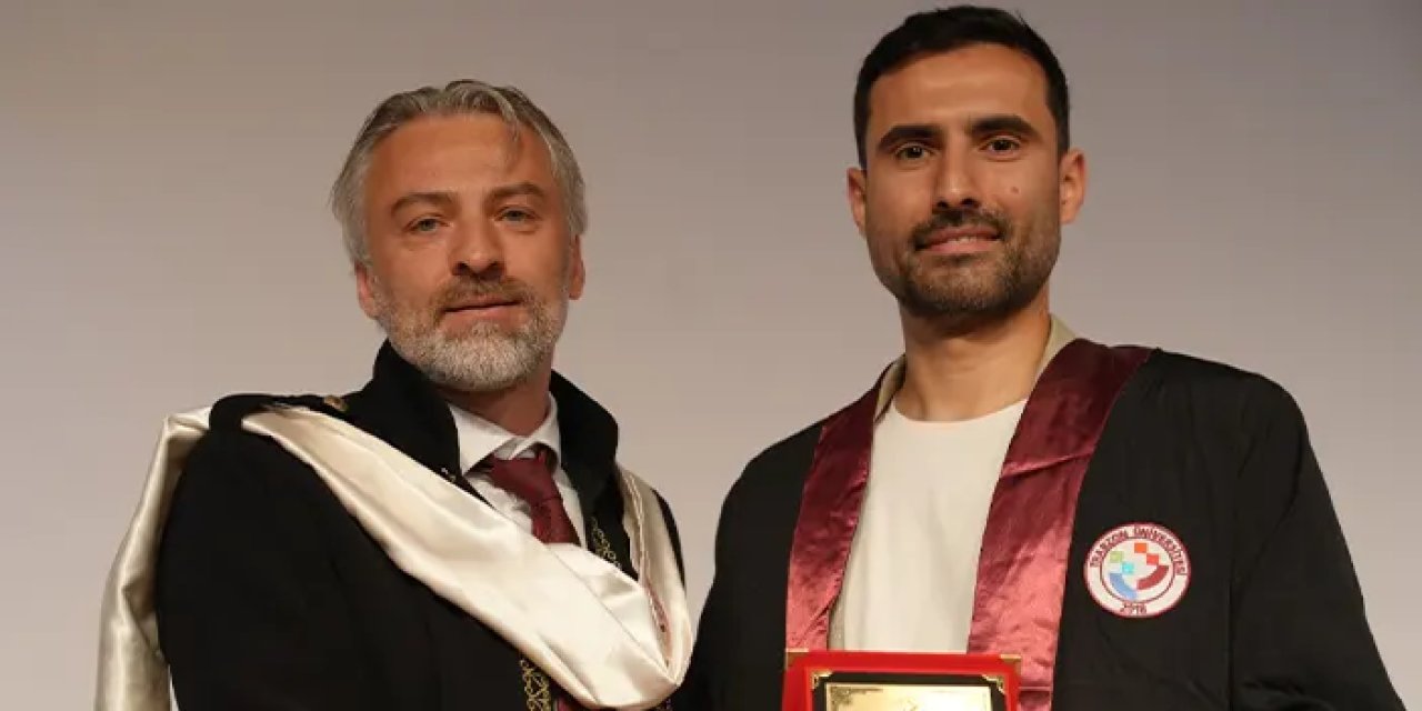 1461 Trabzon'un kalecisi Ömer Kahveci üniversitede birinci oldu