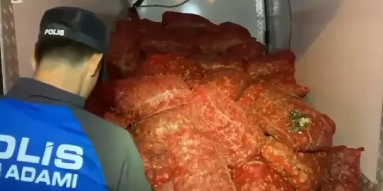 Samsun’da tonlarca kaçak midye ele geçirildi!