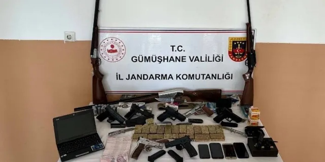 Gümüşhane'de ev değil cephanelik! İşi ticarete dökmüş