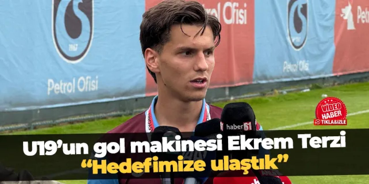 Trabzonspor'da Ekrem Terzi açıkladı! "Hedeflerimize ulaştık"