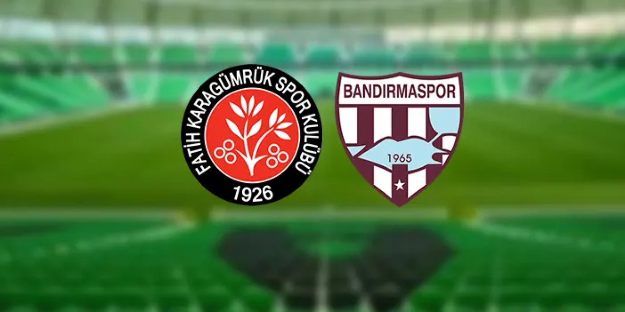 İki Trabzonsporludan biri üzülecek biri sevinecek! Karagümrük ile Bandırmaspor finalde karşı karşıya