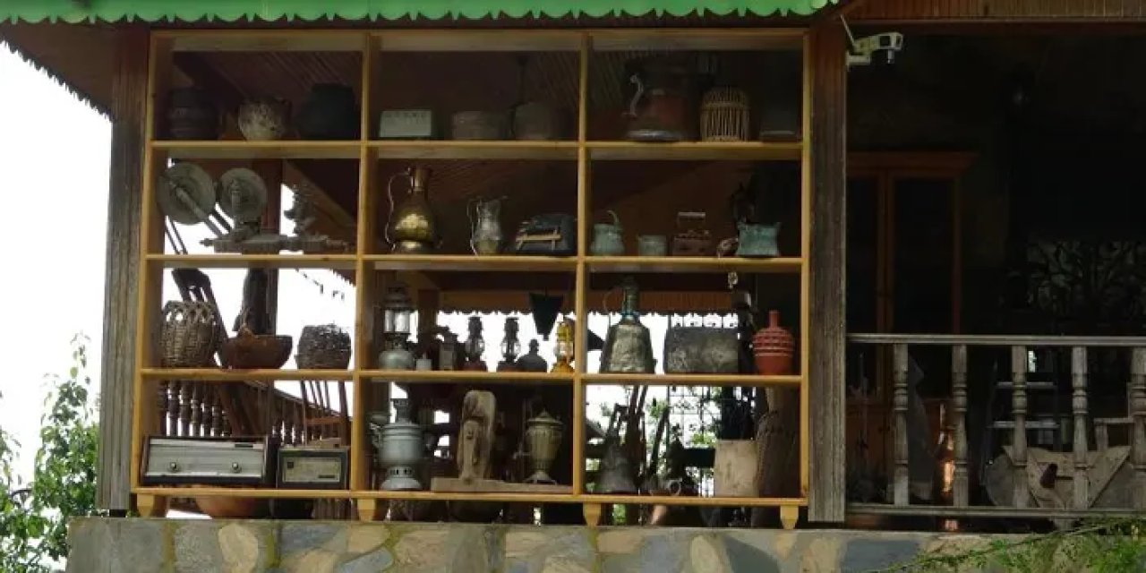 Giresun’da müzeye dönüşen köy evi görenleri hayran bırakıyor
