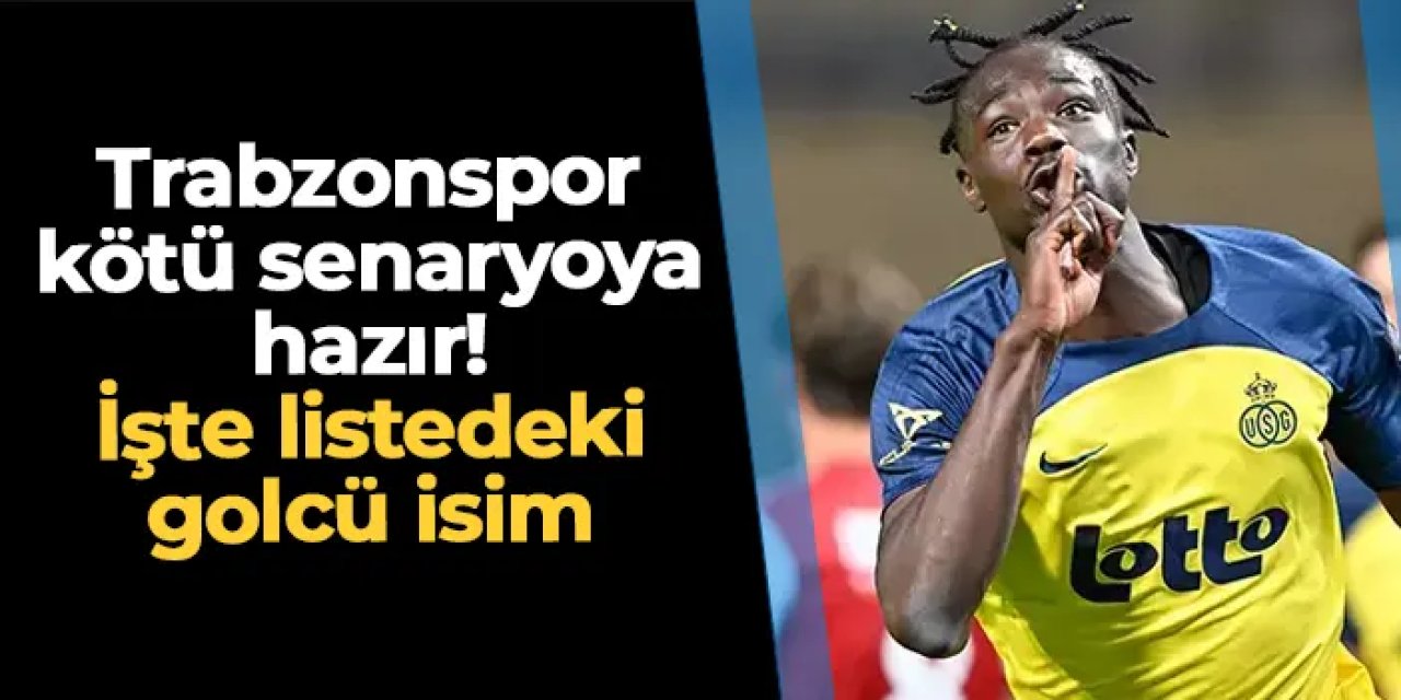 Trabzonspor kötü senaryoya hazır! Onuachu olmazsa Promise David