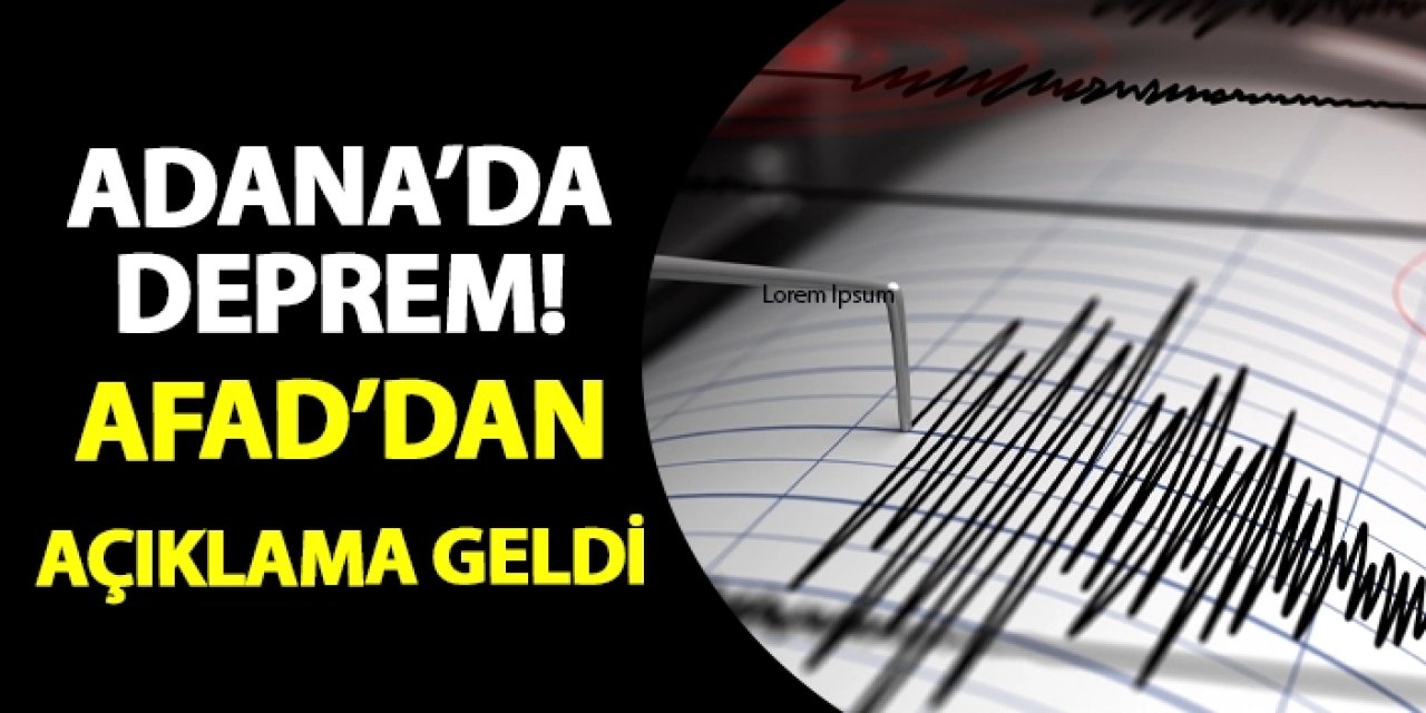 Adana’nın Kozan İlçesinde 3.9 Büyüklüğünde Deprem Meydana Geldi