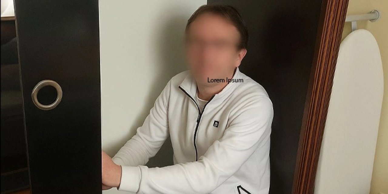 Çeşitli suçlardan aranan şahıs saklandığı gardıropta yakalandı