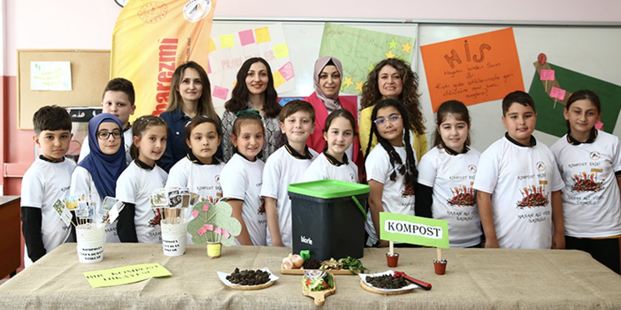 Giresun'da gıda atıkları gübreye dönüştürüldü