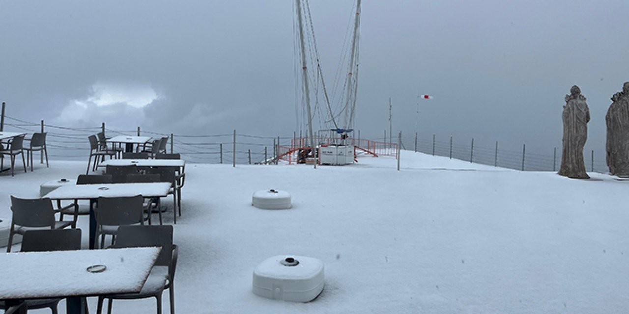 Akdeniz ilinde Mayıs sonunda kar sürprizi