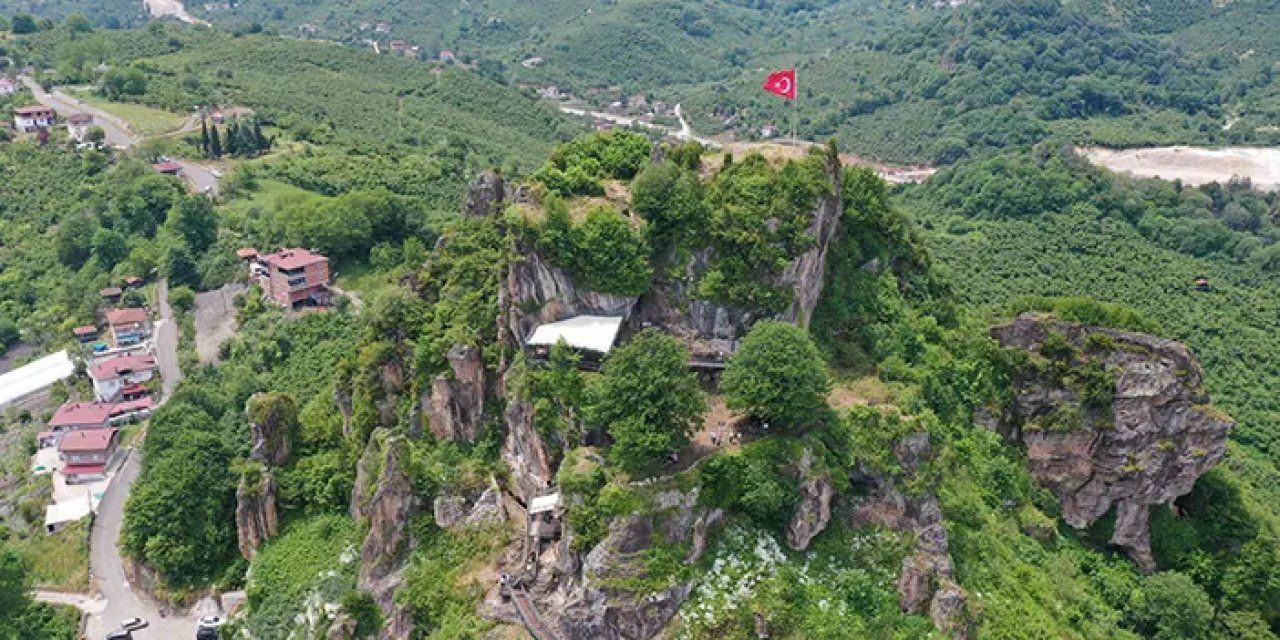 Ordu'da 2 bin 500 yıllık kaleye ziyaret akını