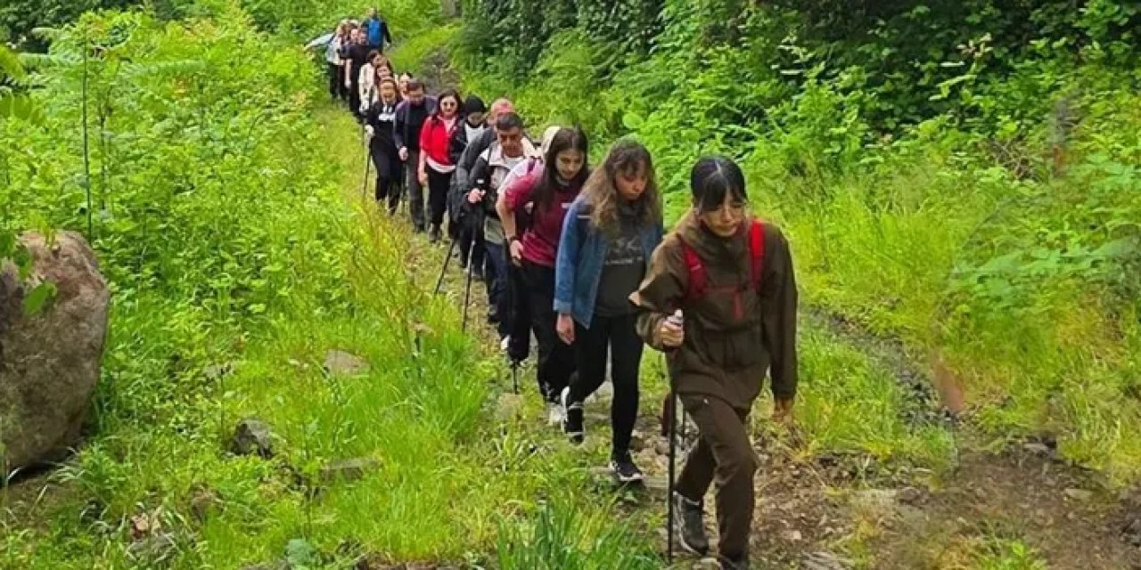 Ordu’da 62 dağcı, doğa yürüyüşü gerçekleştirdi!