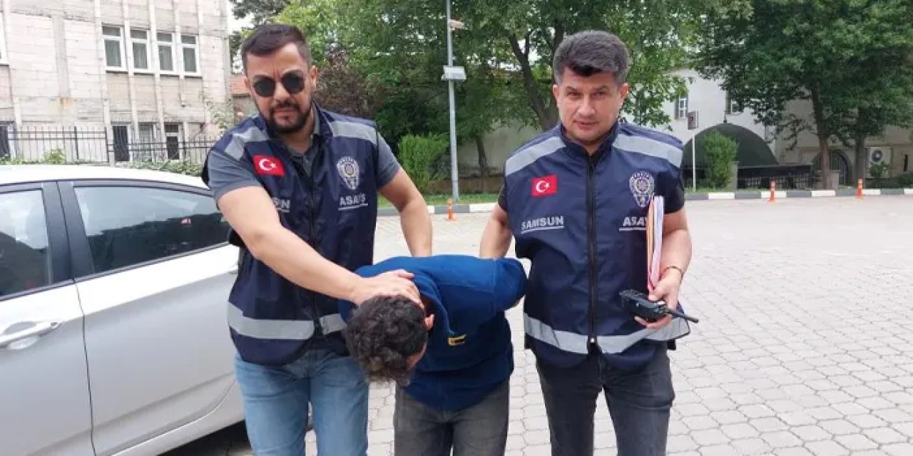 Samsun’da 5 yıl önce çalıştığı iş yerinin deposunda hırsızlık yaptı