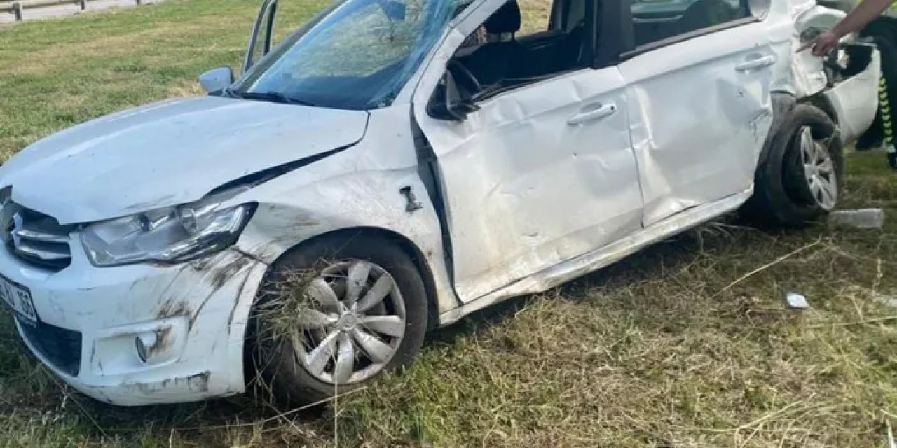Samsun’da tır ile otomobil çarpıştı! Yaralı var