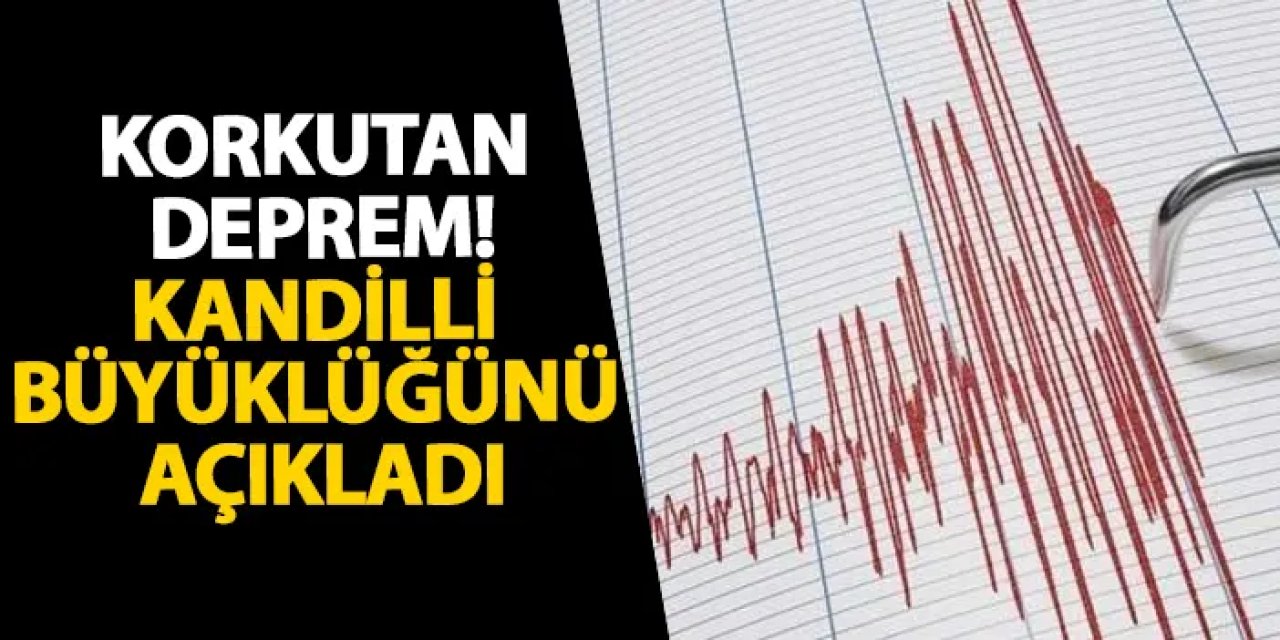 Ege Denizi’nde deprem! Deprem mi oldu? Nerede oldu? Deprem kaç büyüklüğünde oldu?