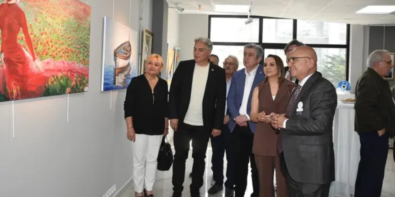 Samsun’da sanata doyuldu! Karma Resim ve Heykel Sergisi