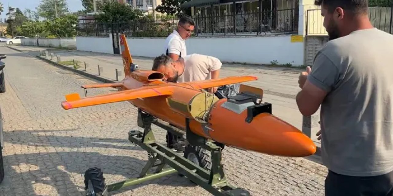 Test uçuşu Samsun sahiline düştü: Şimşek İHA kıyıya vurdu