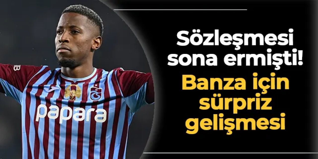 Trabzonspor ile sözleşmesi bitmişti! Simon Banza için sürpriz gelişme!