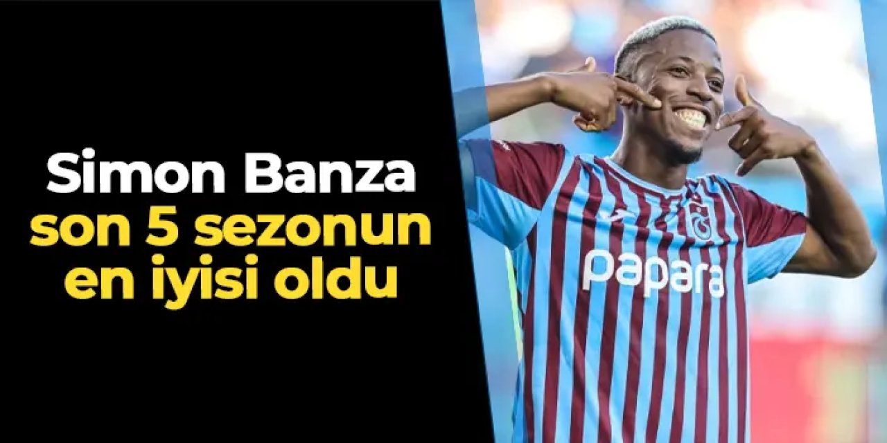 Trabzonspor'da Banza son 5 sezonun en iyisi oldu