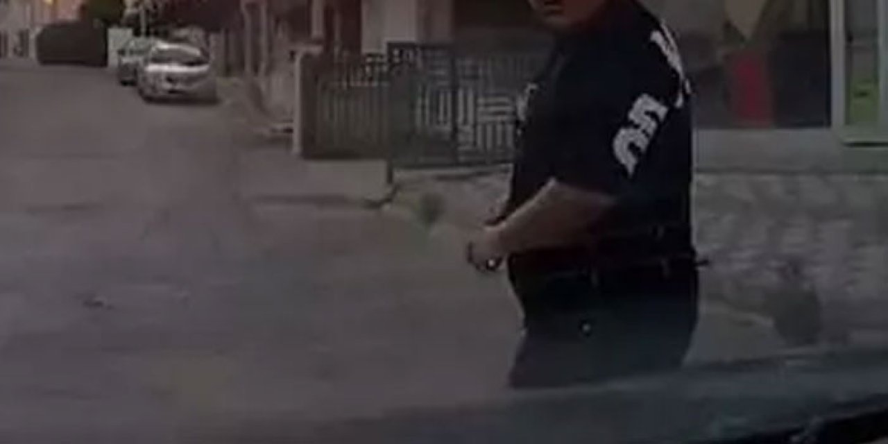 Tartıştığı sürücüyü kızının yanında bıçakla tehdit eden şüpheli tutuklandı