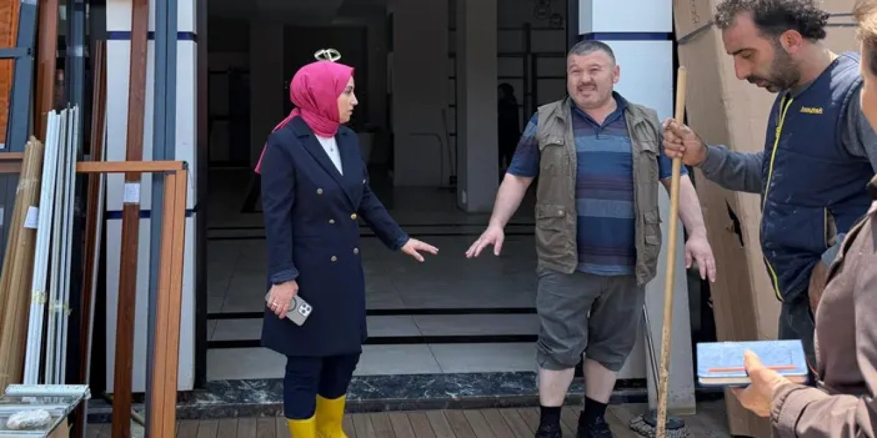 Ayfer Cihan'dan Trabzon'da esnafa moral ziyareti