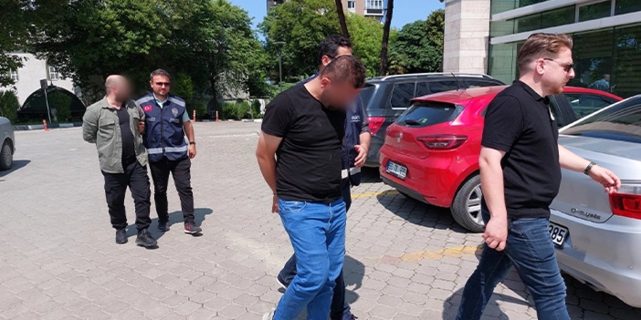 Samsun'da polisin takibi sonucu yakalanan motosiklet hırsızları tutuklandı