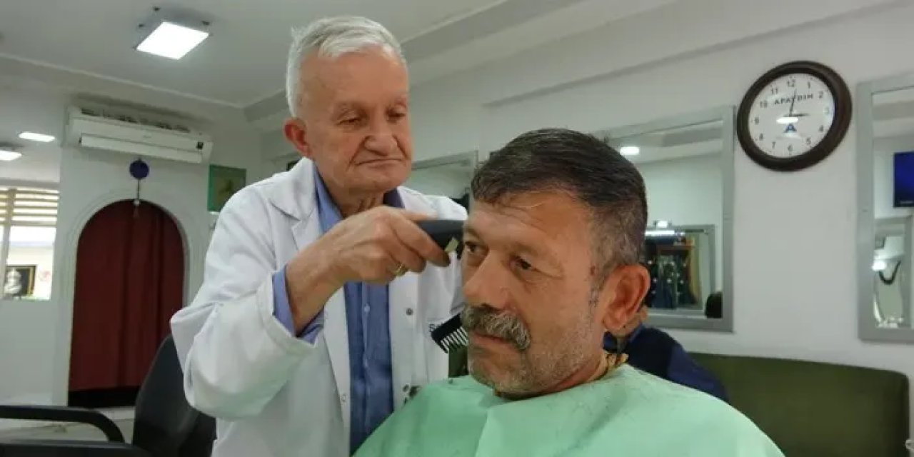Giresunlu berberin 57 yıllık hikayesi sürüyor!