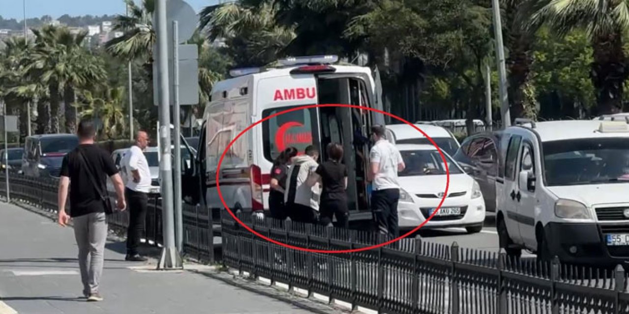 Samsun’da bıçaklanan genç hastaneye kaldırıldı!