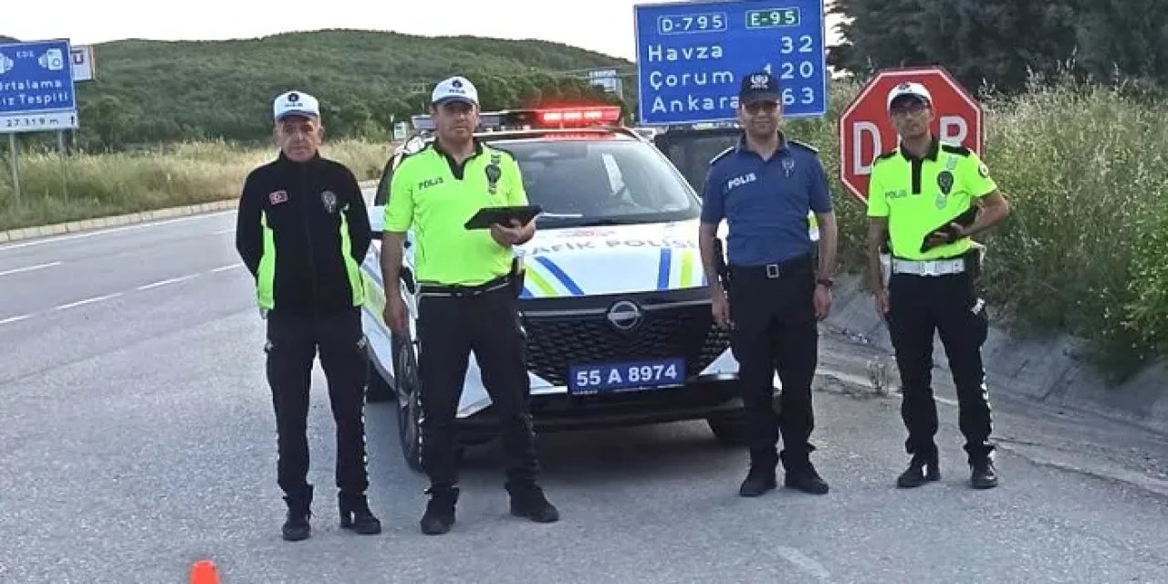 Samsun-Ankara karayolunda trafik tedbirleri artırıldı!