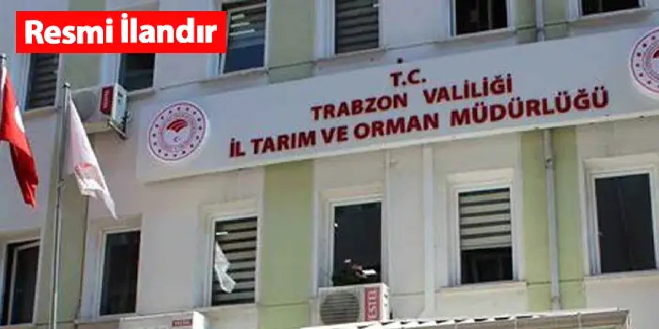 Damızlık arı kolonisi ve malzeme alımı Trabzon İl Tarım ve orman Müdürlüğü