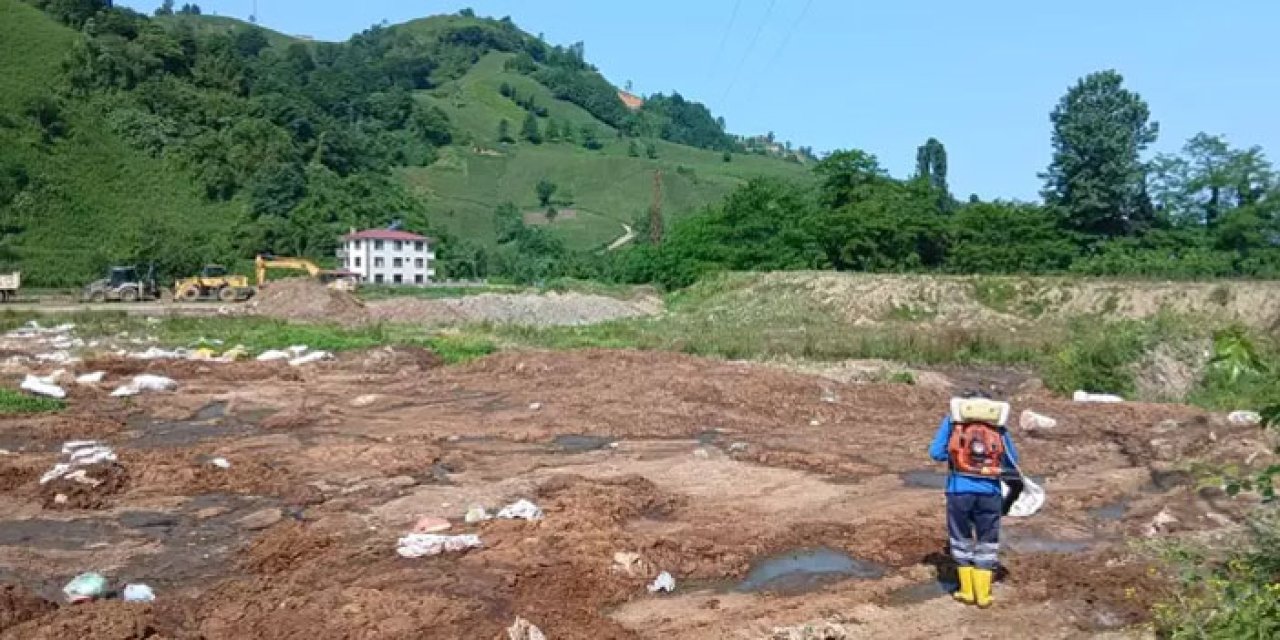 Trabzon’da kurban alanlarına hijyen çalışması